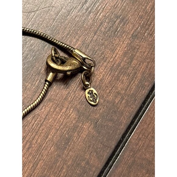 Cold water Creek Long Reversible Tassel Pendant Necklace Green Red - Picture 7 of 10